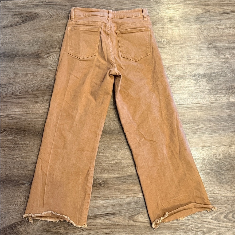 Anniewear Dusty Orange Wide Leg Jeans Size S - Picture 6 of 8